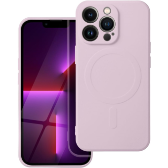 Silikónové puzdro na Apple iPhone 13 Pro Silicone Mag Cover ružové