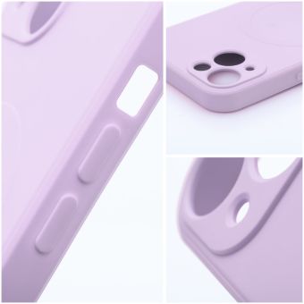 Silikónové puzdro na Apple iPhone 12 Silicone Mag Cover ružové