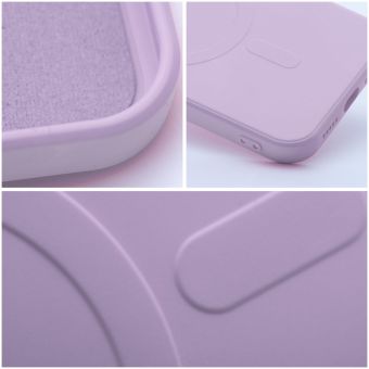Silikónové puzdro na Apple iPhone 12 Mini Silicone Mag Cover ružové