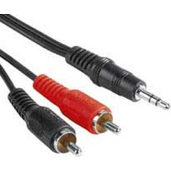 PremiumCord Jack 3.5mm-2xCINCH M/M 15m