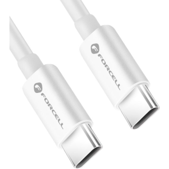 Forcell C339, USB-C na USB-C, QC4.0 5A/20V PD100W, 2m, biely