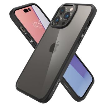 Odolné puzdro na Apple iPhone 14 Pro Spigen Ultra Hybrid Matte čierne