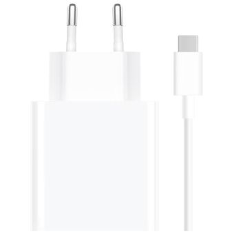 Sieťová nabíjačka Xiaomi MDY-11-EZ, USB-A 33W + USB-C kábel, biela