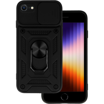 Odolné puzdro na Apple iPhone 7/8/SE 2020/SE 2022 Camshield Ring Armor čierne