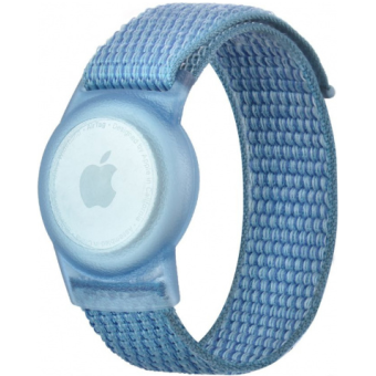 Detský náramok na Apple AirTag Tech-protect Nylon modrá