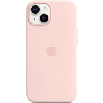 Silikónové puzdro Apple na Apple iPhone 14 MPRX3ZM/A Silicone Case with MagSafe Chalk Pink