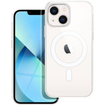 Plastové puzdro na Apple iPhone 14 Clear Mag transparentné