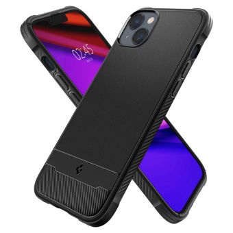 Odolné puzdro na Apple iPhone 14 Pro Spigen Rugged Armor Mag čierne