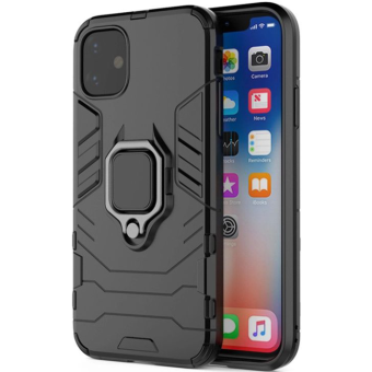Odolné puzdro na Apple iPhone 14 Ring Armor Rugged čierne