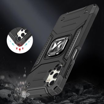 Odolné puzdro na Apple iPhone 13 Pro Max Ring Armor Rugged červené