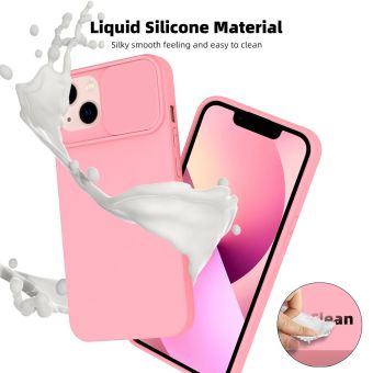 Silikónové puzdro na Apple iPhone 14 Pro Max Slide TPU ružové