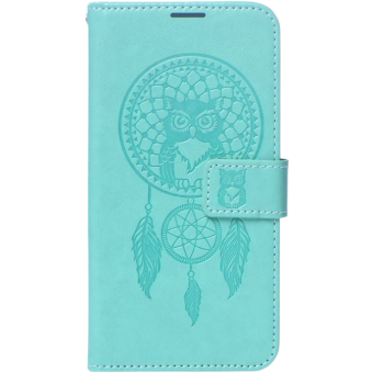 Diárové puzdro na Samsung Galaxy S23 Ultra 5G S918 MEZZO dreamcatcher zelené