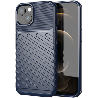 Odolné puzdro na Apple iPhone 13 Mini Thunder tmavo-modré