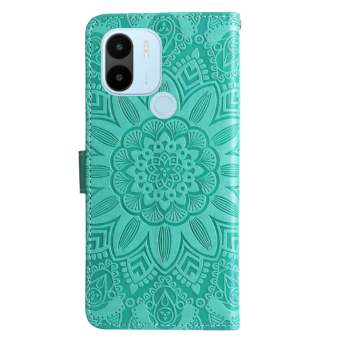 Diárové puzdro na Xiaomi Redmi A1/A2 MEZZO slnečnica zelené