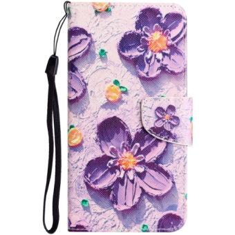 Diárové puzdro na Xiaomi Redmi A1/A2 Fancy fialové kvety