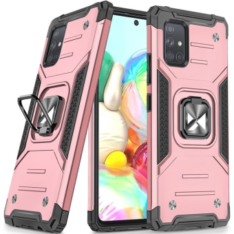 Odolné puzdro na Apple iPhone 13 Ring Armor Rugged ružové