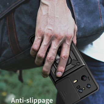 Odolné puzdro na Xiaomi Redmi A1/A2 Camshield Ring Armor čierne