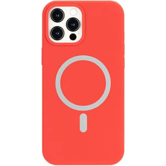 Silikónové puzdro na Apple iPhone 13 Mini Mercury Silicone MagSafe ružové