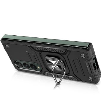 Odolné puzdro na Samsung Galaxy Z Fold 4 5G F936 Ring Armor Rugged čierne