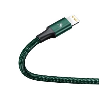 Baseus Rapid Series 3in1 CAMLT-SC06, USB-C/8 Pin Lightning/Micro USB, 20W, 1.5m, zelený