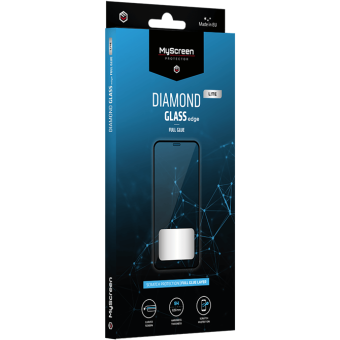 Tvrdené sklo na Vivo Y21/Y21s/Y33s MyScreen Diamond Edge Lite Full Glue 9H celotvárové čierne