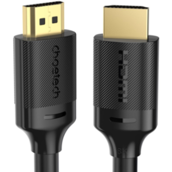 Kábel Choetech 3D Dynamic HDR XHH-TP20, HDMI 2.1 8K 60Hz/4K 144Hz/2K165Hz, 2m, čierny