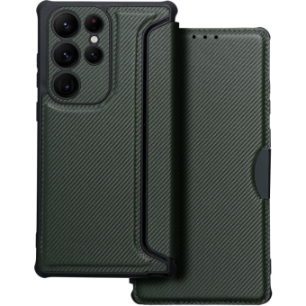 Diárové puzdro na Samsung Galaxy A34 5G A346 RAZOR zelené