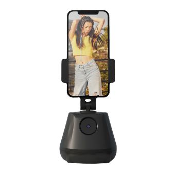 Držiak na telefón P1 s 360° sledovaním tváre čierny