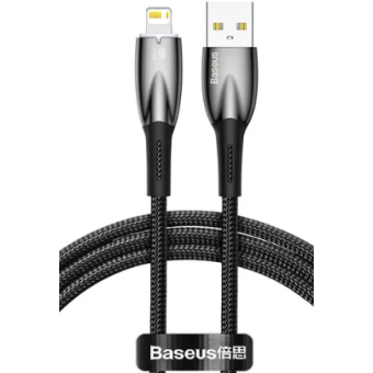 Kábel Baseus Glimmer Series CADH000201, USB-A na Apple Lightning 8-pin 2,4A, 1m, čierny