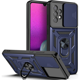 Odolné puzdro na Samsung Galaxy A54 5G A546 Camshield Ring Armor modré