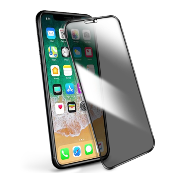 Tvrdené sklo na Apple iPhone X/Xs/11 Pro 6D Privacy Antispy 9H celotvárové čierne