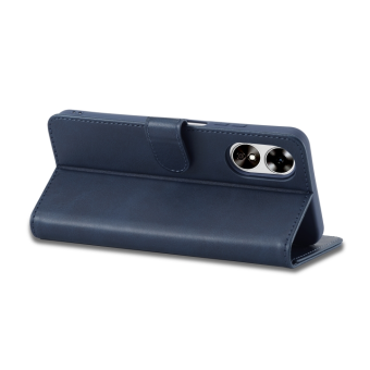 Diárové puzdro na OPPO A17 Texture Calf Book modré