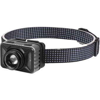 Čelovka ZOOM LC3 LED sivo-čierna