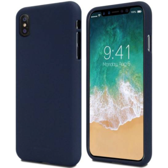 Silikónové puzdro na Samsung Galaxy A34 5G A346 Mercury Soft tmavo modré