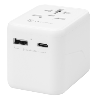 Tactical PTP Travel Adapter White