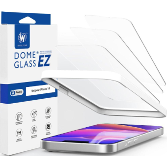Tvrdené sklo na Apple iPhone 14 Whitestone EZ GLASS 3-PACK