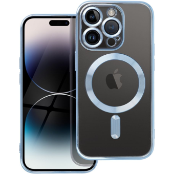 Silikónové puzdro na Apple iPhone 13 Pro Max Electro Mag modré