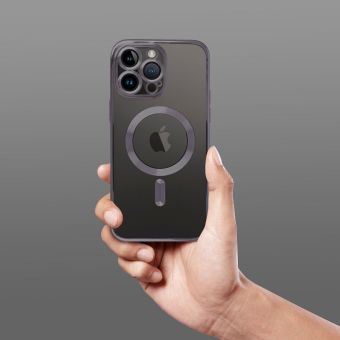 Silikónové puzdro na Apple iPhone 11 Pro Max Electro Mag strieborné