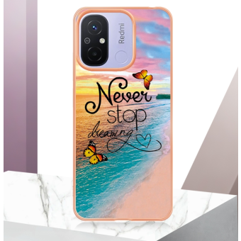 Silikónové puzdro na Xiaomi Redmi 12C Design motýle