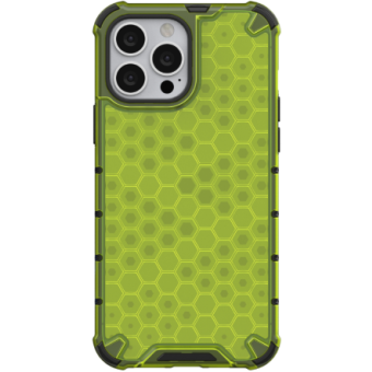 Odolné puzdro na Apple iPhone 13 Mini Honeycomb Armor zelené