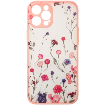 Silikónové puzdro na Apple iPhone 13 Pro Max Design Floral ružové