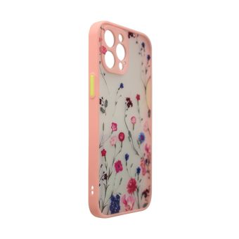 Silikónové puzdro na Apple iPhone 13 Pro Max Design Floral modré