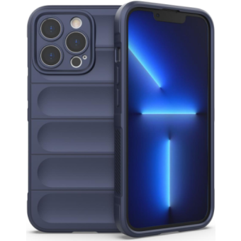 Odolné puzdro na Apple iPhone 14 Pro Max Magic Shield Flexible Armored modré