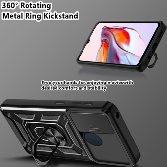 Odolné puzdro na Apple iPhone 13 Pro Max Hybrid Armor Camshield modré