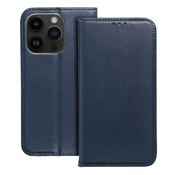 Obal Smart Magneto book case Apple iPhone 15 Plus navy