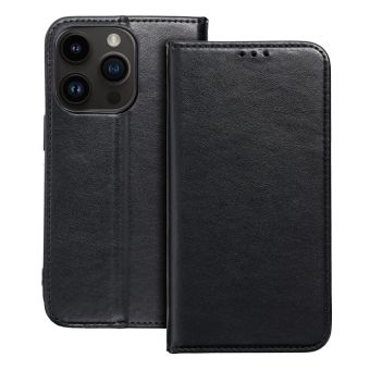 Obal Smart Magneto book case Apple iPhone 15 Plus black