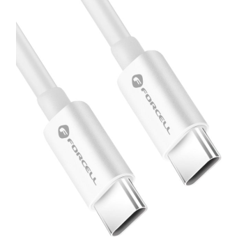Forcell F-Energy C339, USB-C na USB-C, QC4.0 5A/20V PD100W, 3m, biely