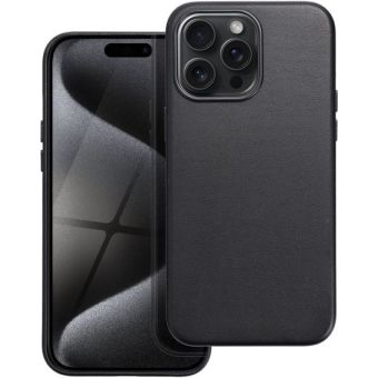 Leather Mag Cover Apple iPhone 15 Plus black