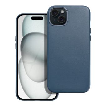 Leather Mag Cover Apple iPhone 15 Plus indigo blue