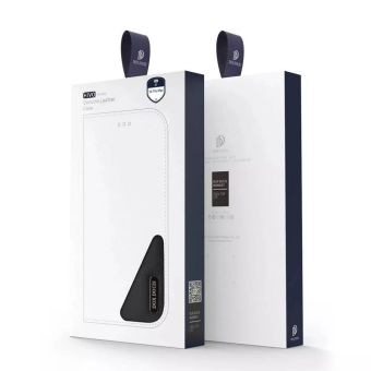 Obal Dux Ducis Hivo Book Apple iPhone 15 Pro červený (ochrana proti čítaniu RFID čipov)